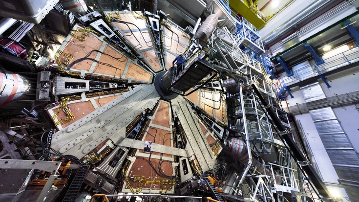 New Small Wheel | Bildquelle: CERN Große radförmige Maschine