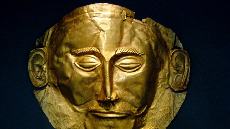 Metalle gut in Form Maske
